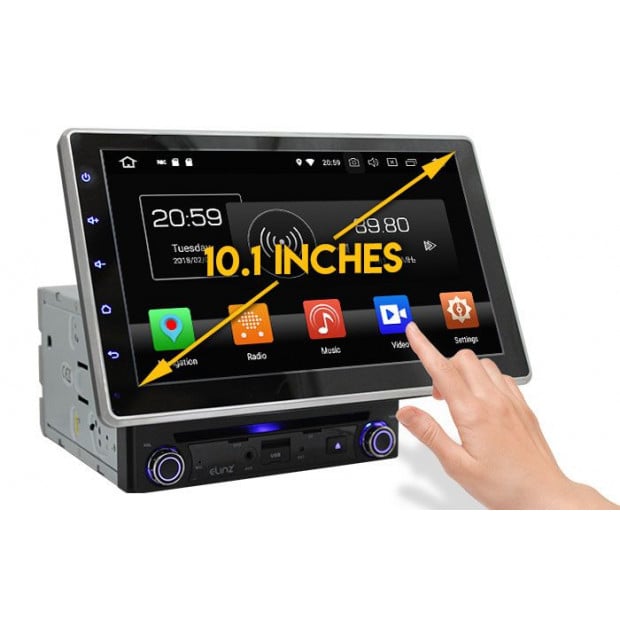 Toyota 10.1In Dash Car Dvd Player Double 2 Din Android 9 Wifi Gps Image 2
