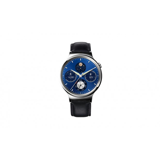 Huawei Watch with Black Leather Band Smart Watch Image 6