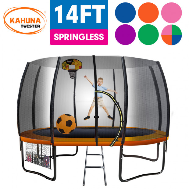 Kahuna Twister 14ft Springless Trampoline