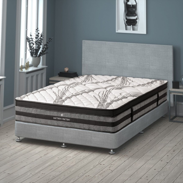 2.2 Superior 32cm Mattress Memory Foam Pocket Spring - King Image 2