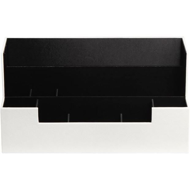 Desk Supplies Office Organizer Caddy White