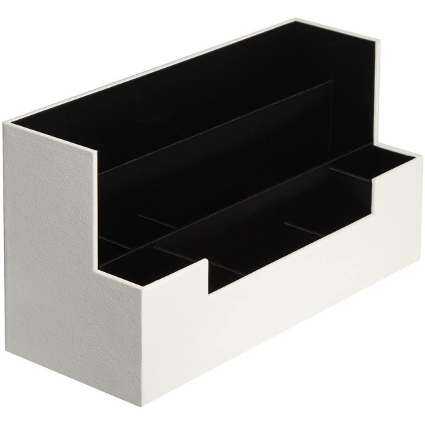 Desk Supplies Office Organizer Caddy White
