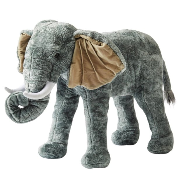 Jiggle & Giggle Large Standing Soft Plush Toy - Elephant Image 2