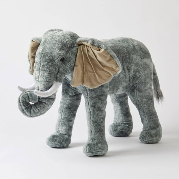 Jiggle & Giggle Large Standing Soft Plush Toy - Elephant Image 5