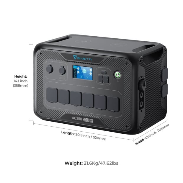 BLUETTI AC300 Inverter Module Generator Portable Power Station Image 12