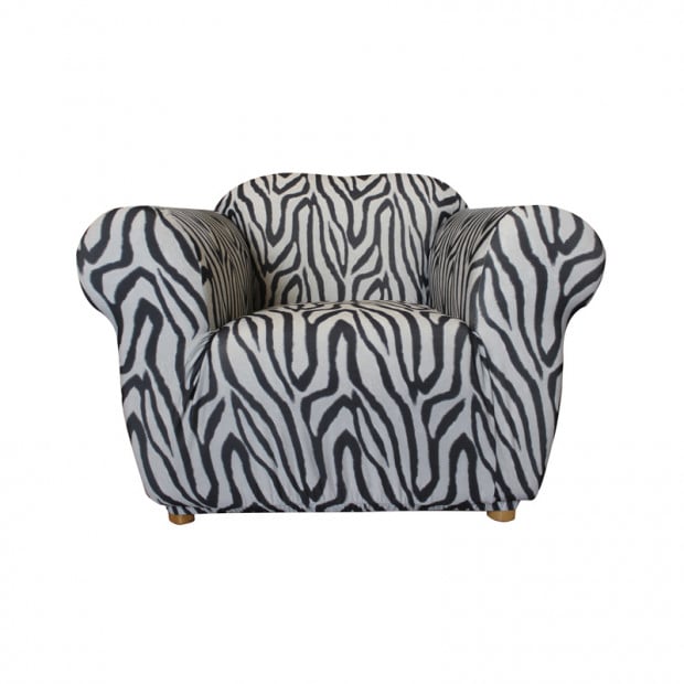 Sure Fit Armchair Pearson Sofa Cover - Zebra