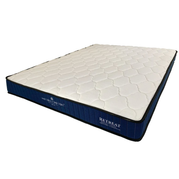 Retreat 17cm Mattress HD Foam Concave Coil - Queen