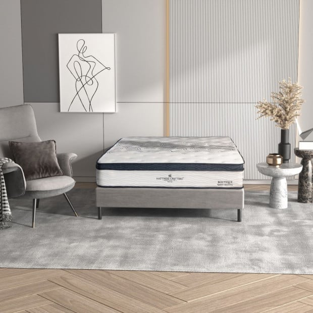 Boutique 32cm Mattress Memory Foam Pocket Spring - Queen Image 2
