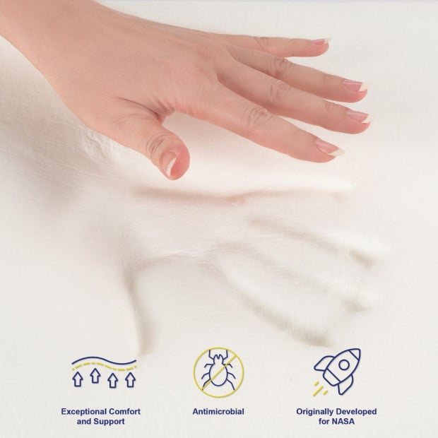 Boutique 32cm Mattress Memory Foam Pocket Spring - Single Image 6