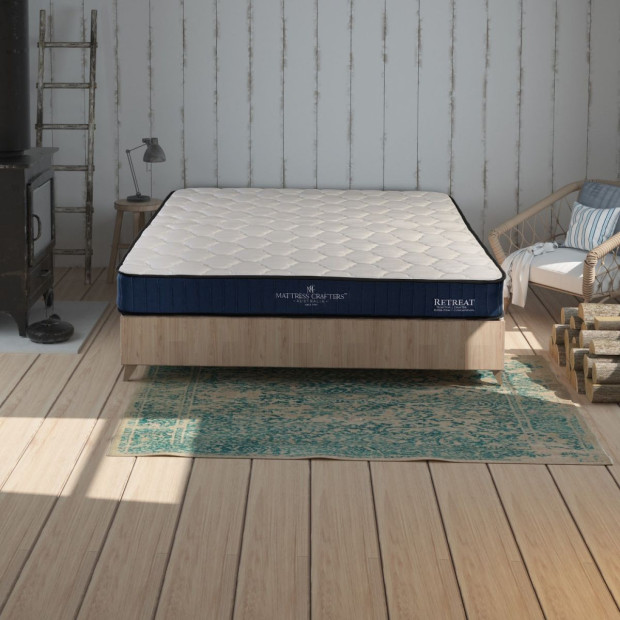 Retreat 17cm Mattress HD Foam Concave Coil - Queen Image 2
