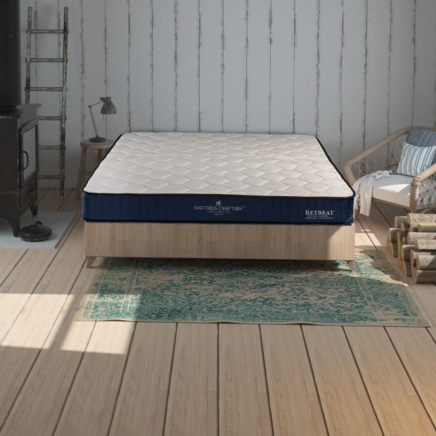 Retreat 17cm Mattress HD Foam Concave Coil Single Image 2