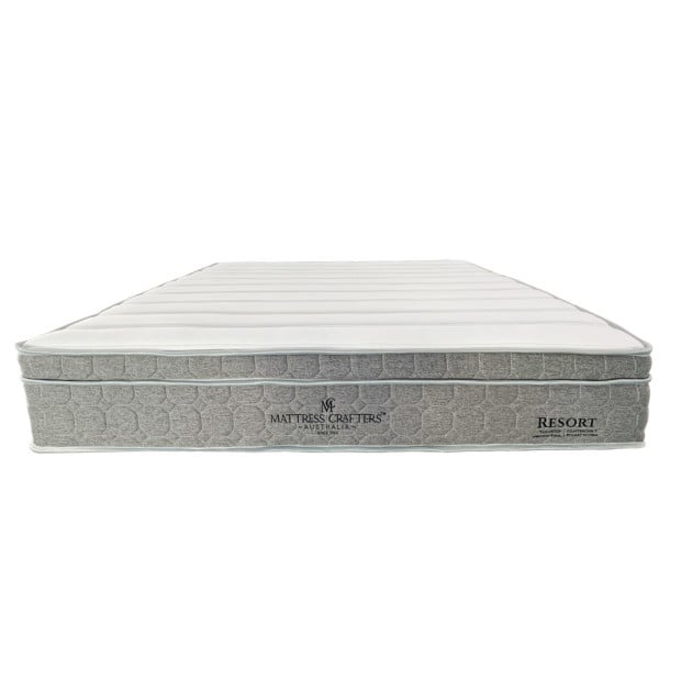 Resort 24cm Mattress High Density Foam Pocket Spring King Image 3