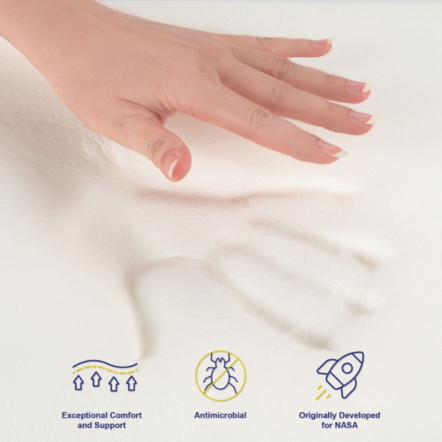 2.2 Superior 32cm Mattress Memory Foam Pocket Spring - King Image 9