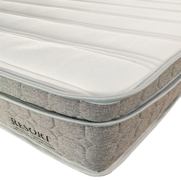 Resort 24cm Mattress High Density Foam Pocket Spring Double Image 4