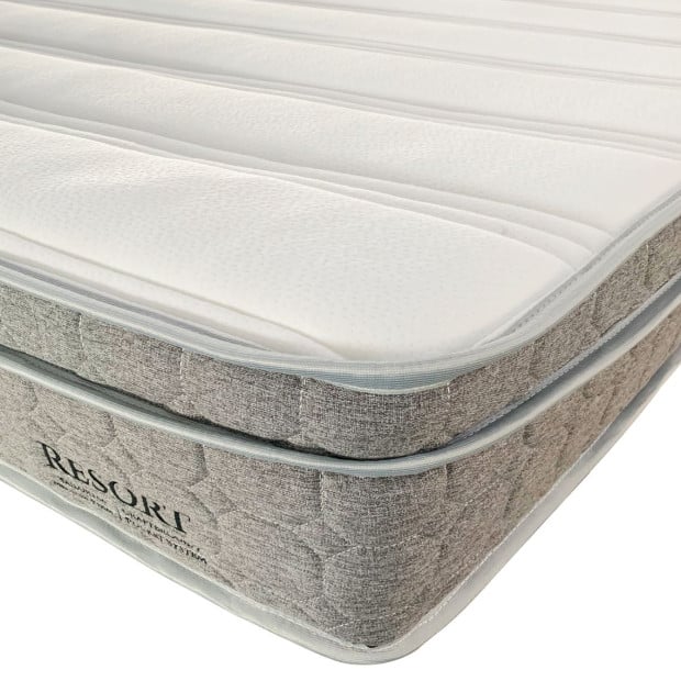 Resort 24cm Mattress High Density Foam Pocket Spring King Image 4