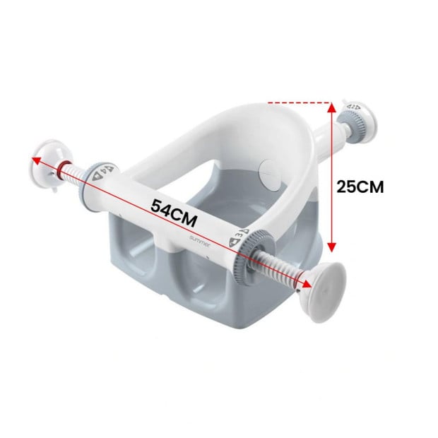 Childcare Baby Bath Seat - Grey Image 2