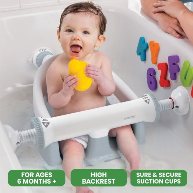 Baby bath 2025 seat grey