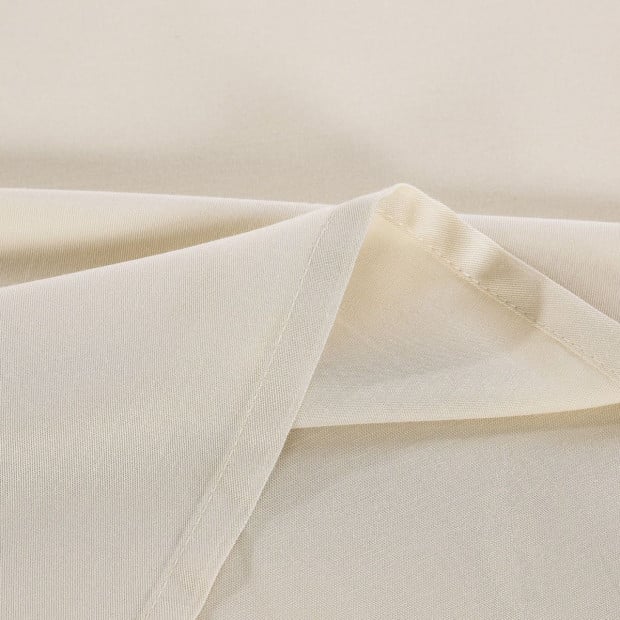 Bamboo Blended Sheet Pillowcases 1000TC Double Ivory Image 5