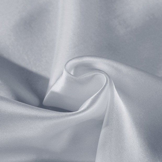 Mulberry Soft Silk Hypoallergenic Pillowcase - Silver Image 5