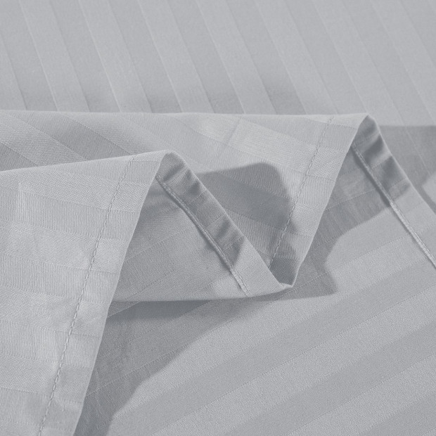 Kensington 1200 Thread Count 100% Egyptian Cotton Sheet Queen Silver Image 6