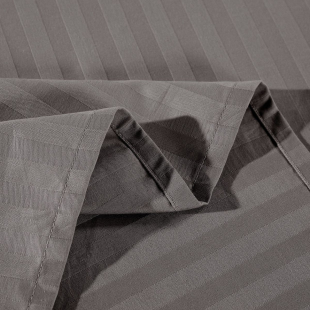 Kensington 1200 Thread Count 100% Egyptian Cotton Sheet Queen Charcoal Image 6