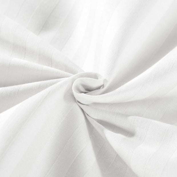 Kensington 1200 Thread Count 100% Egyptian Cotton Sheet Double - White Image 5
