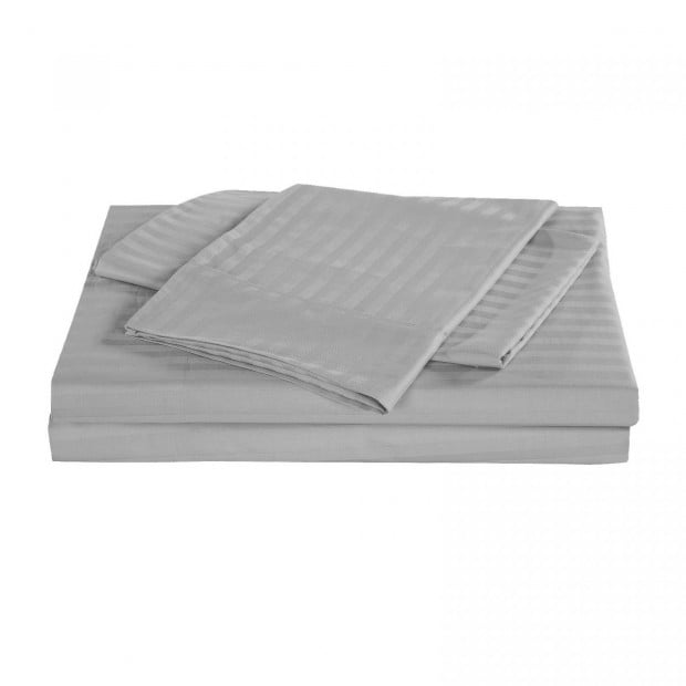 Kensington 1200 Thread Count 100% Egyptian Cotton Sheet Queen Silver
