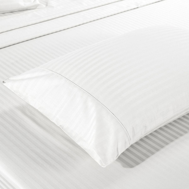 Kensington 1200 Thread Count 100% Egyptian Cotton Sheet King White Image 3