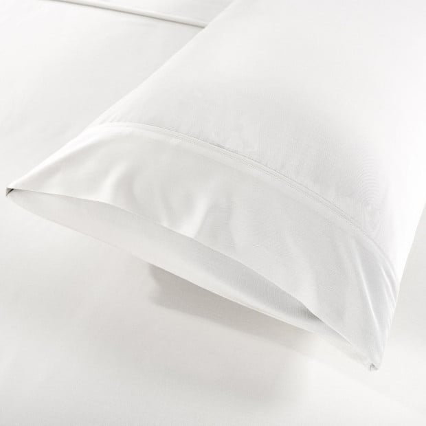 100% Natural Bamboo 1000 Thread Count Sheet Set - King - White Image 3