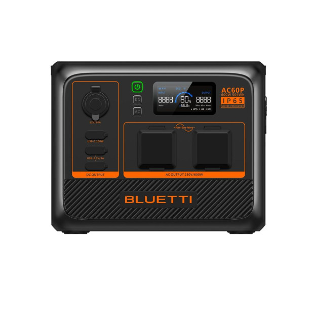 BLUETTI AC60P Portable Power Station | 600W 504Wh Image 2