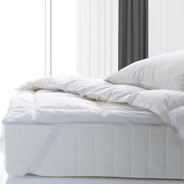 Fitted Foam Cover Underlay Goose Mattress Topper Single