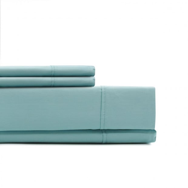 1000 Thread Count Sheet Set- King - Green Mist Image 2