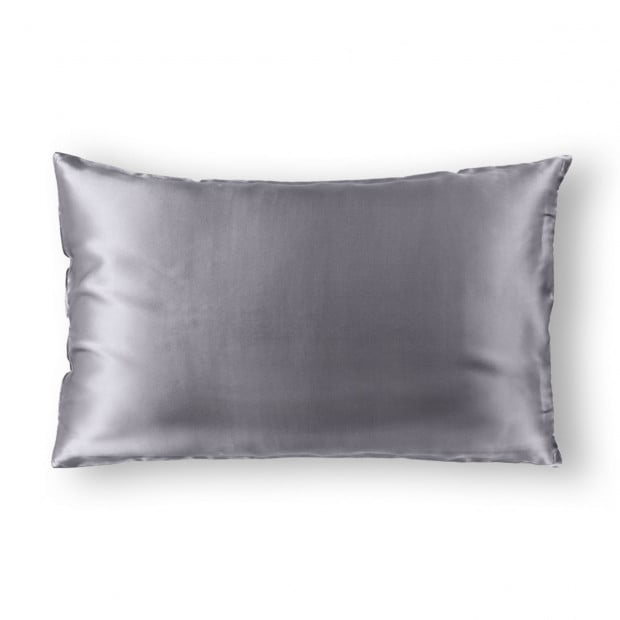 Pure Silk Pillow Case 100% Mulberry Silk - Charcoal Image 8