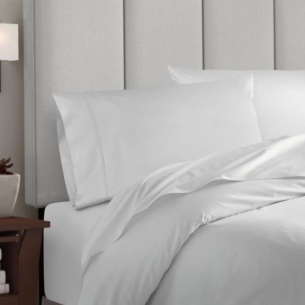 Balmain 1000 Thread Count Bamboo Quilt Pillowcases Set - Queen