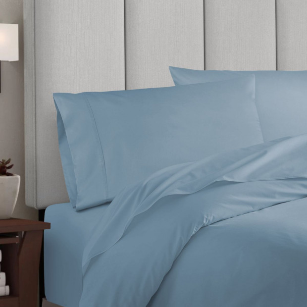 Balmain 1000 Thread Count Bamboo Cotton Quilt Pillowcases Set - King