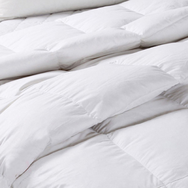 50% Goose Feather 50% Down 500GSM Quilt Duvet - King Image 2