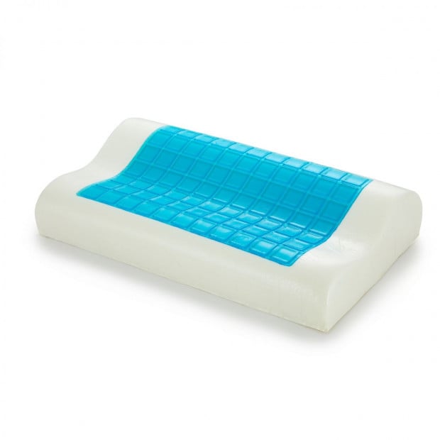 Cooling Gel Memory Foam Pillow Twin Pack Image 4
