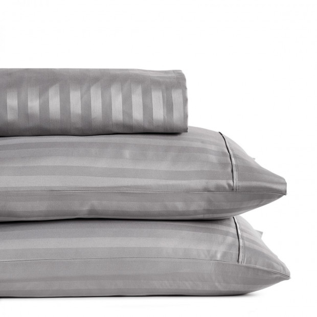 1200 Thread Count Damask Cotton Blend 3 Piece - King Image 3