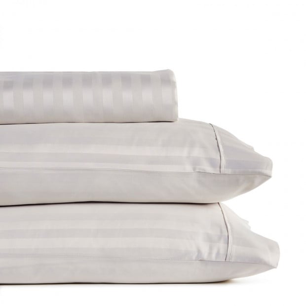 1200 Thread Count Damask Cotton Blend 3 Piece - King Image 3
