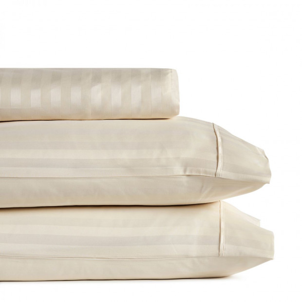 1200 Thread Count Damask Cotton Blend 3 Piece- King Image 3