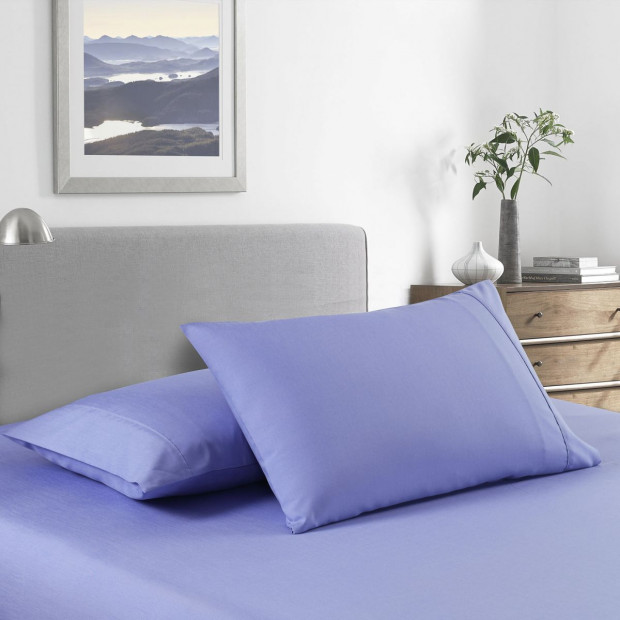 2000 Thread Count Bamboo Sheet Set King Mid Blue Image 2