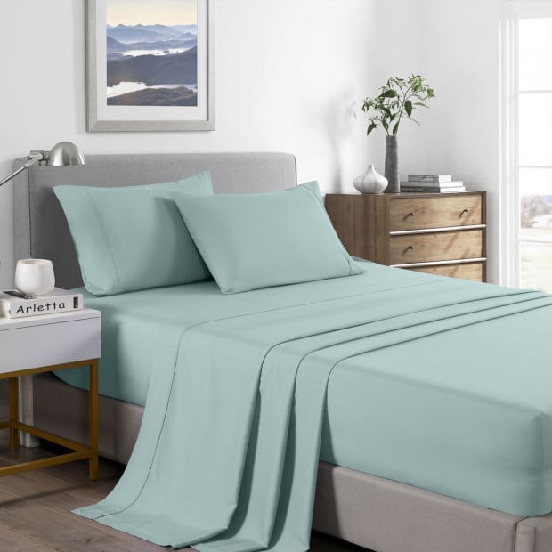 2000 Thread Count Bamboo Cooling Sheet King Single Frost
