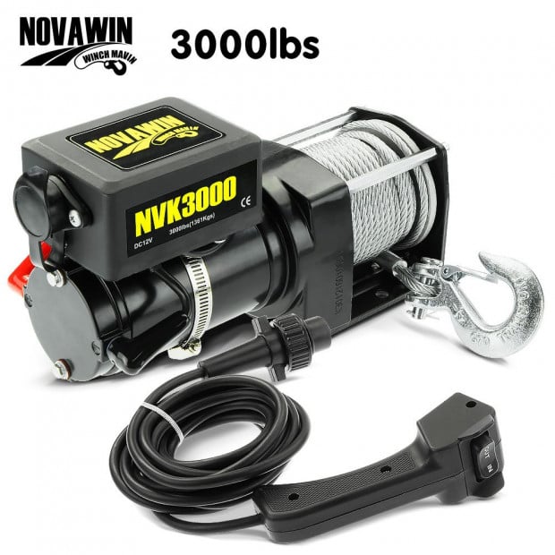 Novawin Electric Winch - 3000lbs