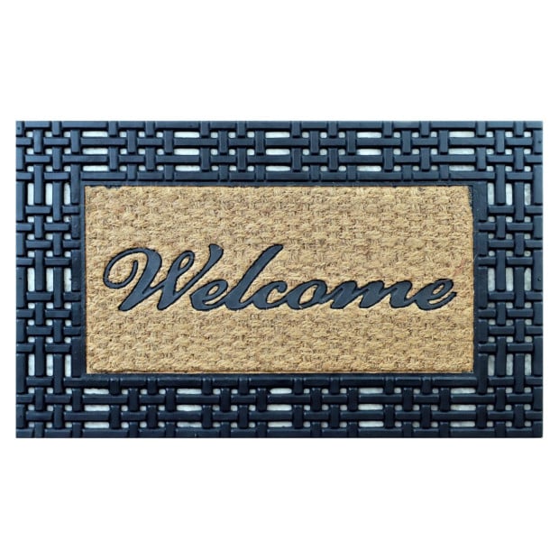 Door Mat Deluxe Yarn Welcome 45 x 75 cm Doormat