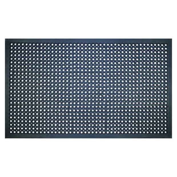 Deluxe Floor Mat Rubber Anti Fatigue 90 x 150 cm Doormat