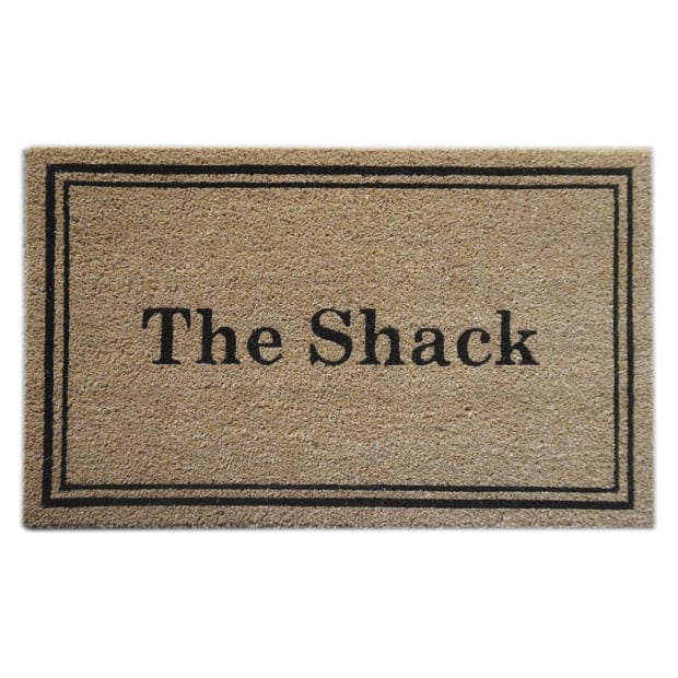 Door Mat Deluxe Coir Back The Shack Border 45 x 75 cm Doormat