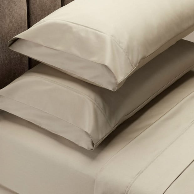 1000 Thread Count Sheet Cotton Blend - King - Pebble