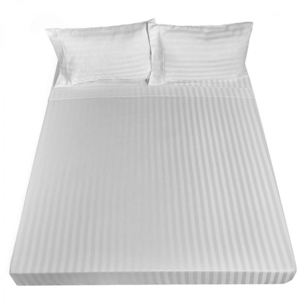 1200TC Sheet Set Damask Cotton Blend - Queen Image 2