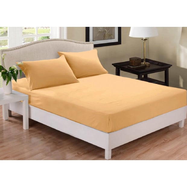 Park Avenue 1000TC Cotton Blend Sheet & Pillowcases Set - Single