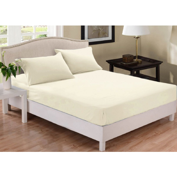 Park Avenue 1000TC Cotton Blend Sheet & Pillowcases Set - Double
